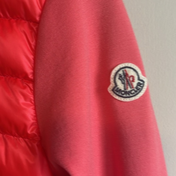 Moncler padded wool vest with sweater zip up - Picture 5 of 9